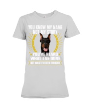 Doberman-My Story Premium Fit Ladies Tee tile