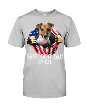 Jack Russell Terrier-Dog Flag-Dad Classic T-Shirt tile