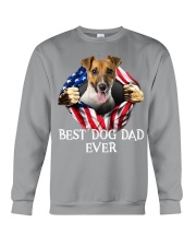 Jack Russell Terrier-Dog Flag-Dad Crewneck Sweatshirt tile