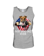 Jack Russell Terrier-Dog Flag-Dad Unisex Tank tile