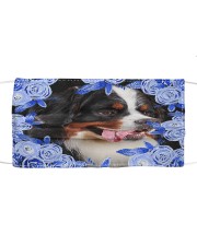 Bernese Mountain-Blue Mask Cloth face mask front