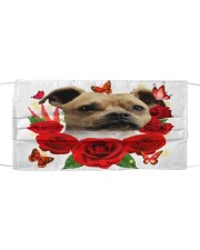American Staffordshire Terrier-Face Mask-Rose Cloth face mask front