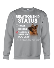 German Shepherd-02-Relationship Status Crewneck Sweatshirt tile