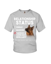 German Shepherd-02-Relationship Status Youth T-Shirt tile