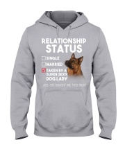 German Shepherd-02-Relationship Status Hooded Sweatshirt tile
