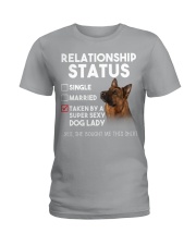 German Shepherd-02-Relationship Status Ladies T-Shirt tile
