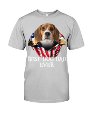 Beagle-Dog Flag-Dad Classic T-Shirt tile