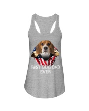 Beagle-Dog Flag-Dad Ladies Flowy Tank tile