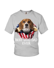 Beagle-Dog Flag-Dad Youth T-Shirt tile