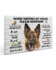 German Shepherd-Please Gallery Wrapped Canvas Prints tile