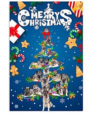 Norwegian Elkhound-Merry Christmas 24x36 Poster front