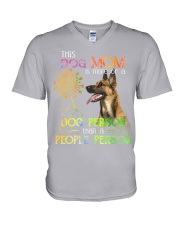 Belgian Shepherd-Dog Person V-Neck T-Shirt tile