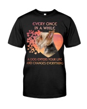Yorkshire Terrier-Enters Your Life Classic T-Shirt front