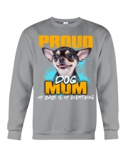 Chihuahua-Proud Dog Mom Crewneck Sweatshirt tile