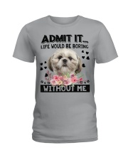Shih Tzu-Admit It-02 Ladies T-Shirt tile