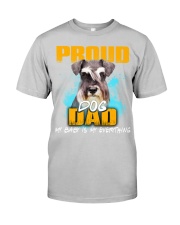 Schnauzer-Proud Dog Dad Classic T-Shirt tile