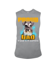 Schnauzer-Proud Dog Dad Sleeveless Tee tile