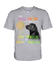 Labrador-Dog Person V-Neck T-Shirt tile