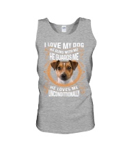 Rat Terrier-Uncondittionally Unisex Tank tile