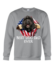 Cockapoo-Dog Flag-Dad Crewneck Sweatshirt tile