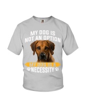 Rhodesian Ridgeback-Necessity Youth T-Shirt tile