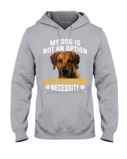 Rhodesian Ridgeback-Necessity Hooded Sweatshirt tile