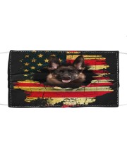 German Shepherd-02-Mask USA Cloth face mask front