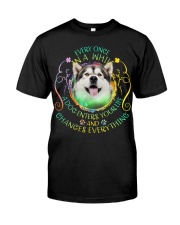 Alaskan Malamute-Changes Everything Classic T-Shirt front
