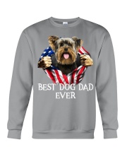 Yorkshire Terrier-Dog Flag-Dad Crewneck Sweatshirt tile