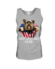 Yorkshire Terrier-Dog Flag-Dad Unisex Tank tile