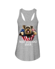 Yorkshire Terrier-Dog Flag-Dad Ladies Flowy Tank tile