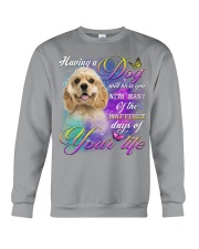 American Cocker Spaniel-Bless You Crewneck Sweatshirt tile