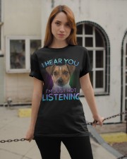 Rat Terrier-I Hear You Classic T-Shirt apparel-classic-tshirt-lifestyle-19