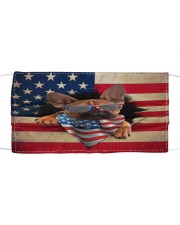 French Bulldog-US Mask Cloth face mask front