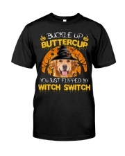 Golden Retriever-Buckle Up Classic T-Shirt front