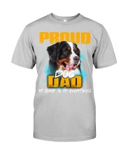 Bernese Mountain-Proud Dog Dad Classic T-Shirt tile