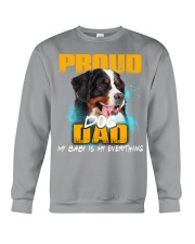 Bernese Mountain-Proud Dog Dad Crewneck Sweatshirt tile