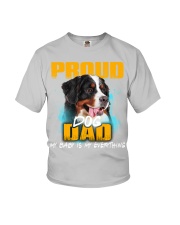 Bernese Mountain-Proud Dog Dad Youth T-Shirt tile