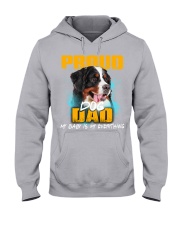 Bernese Mountain-Proud Dog Dad Hooded Sweatshirt tile