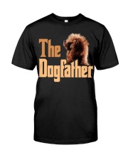 Poodle-The Dogfather-02 Classic T-Shirt front