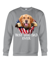 Golden Retriever-Dog Flag-Dad Crewneck Sweatshirt tile