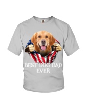 Golden Retriever-Dog Flag-Dad Youth T-Shirt tile