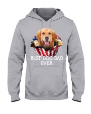 Golden Retriever-Dog Flag-Dad Hooded Sweatshirt tile