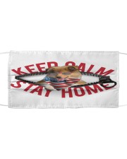 Rough Collie-US-Keep Calm Cloth face mask front