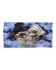 English Setter-Blue Mask Cloth face mask front