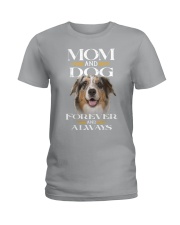 Australian Shepherd-Mom And Dog Ladies T-Shirt tile