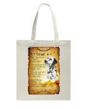 Dalmatian - True Tote Bag thumbnail