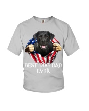 Labrador-Dog Flag-Dad Youth T-Shirt tile