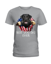 Labrador-Dog Flag-Dad Ladies T-Shirt tile