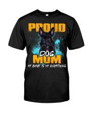 Scottish Terrier-Proud Dog Mom Classic T-Shirt front
